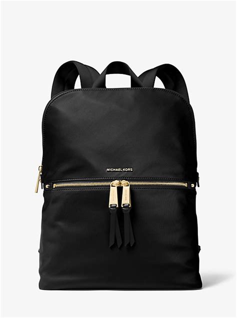 michael michael kors polly medium nylon backpack|Michael Kors Polly Medium Nylon Backpack in Black .